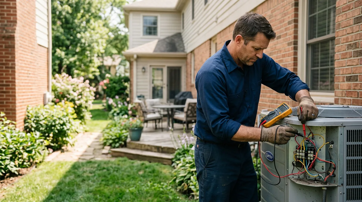 HVAC technician working near Lebanon, KY